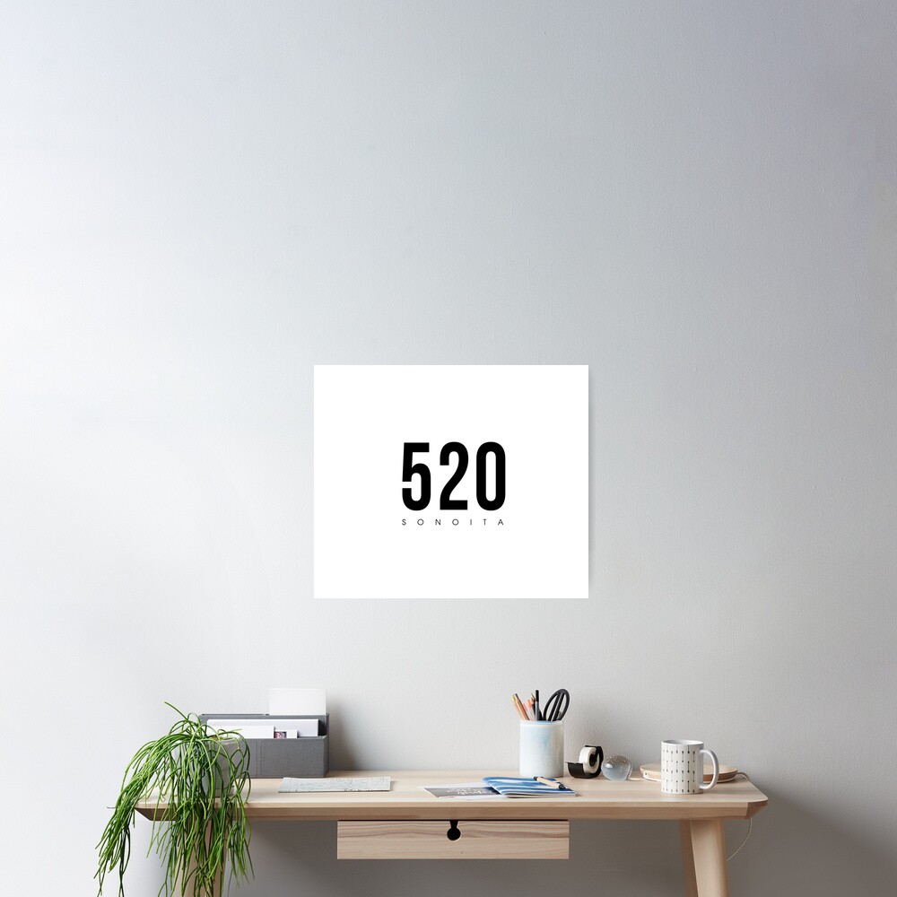 "Sonoita, AZ- 520 Area Code" Poster by CartoCreative | Redbubble