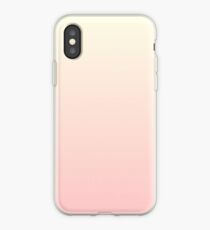 FFC9C9/FFFEE8 Peach fade iPhone Case