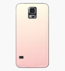 Funda/vinilo para Samsung Galaxy FFC9C9 / FFFEE8 Peach fade