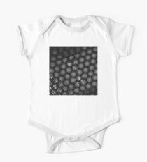 Metal Mesh through Water One Piece - Short Sleeve
