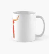Highland Cow Watercolour Classic Mug