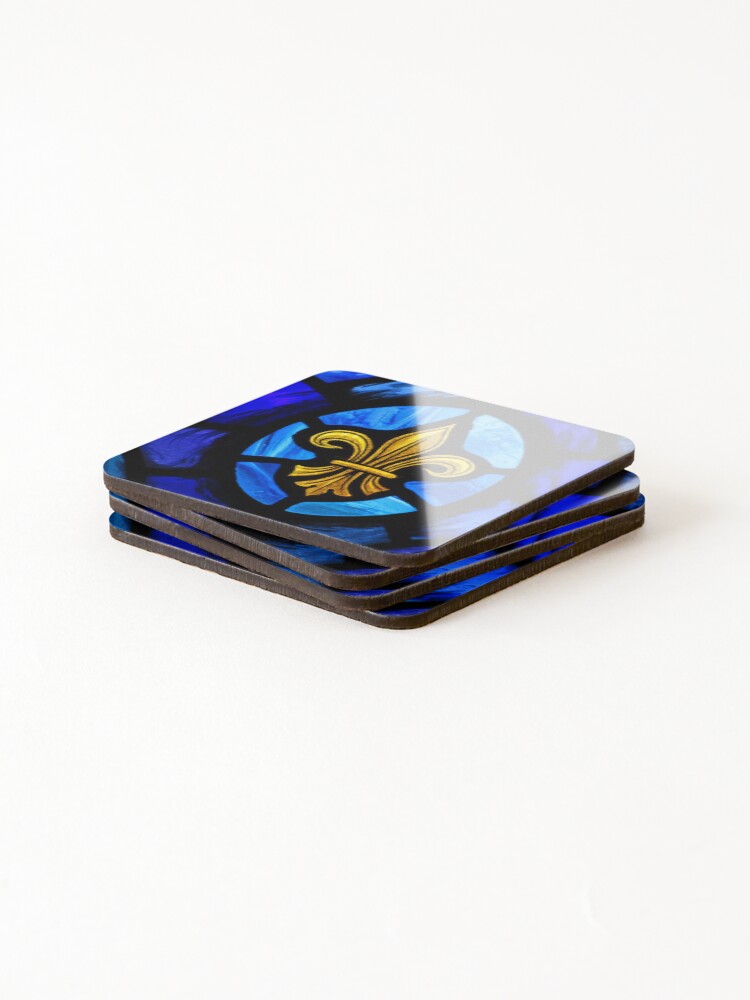 Alternate view of Fleur De Lys Coasters (Set of 4)
