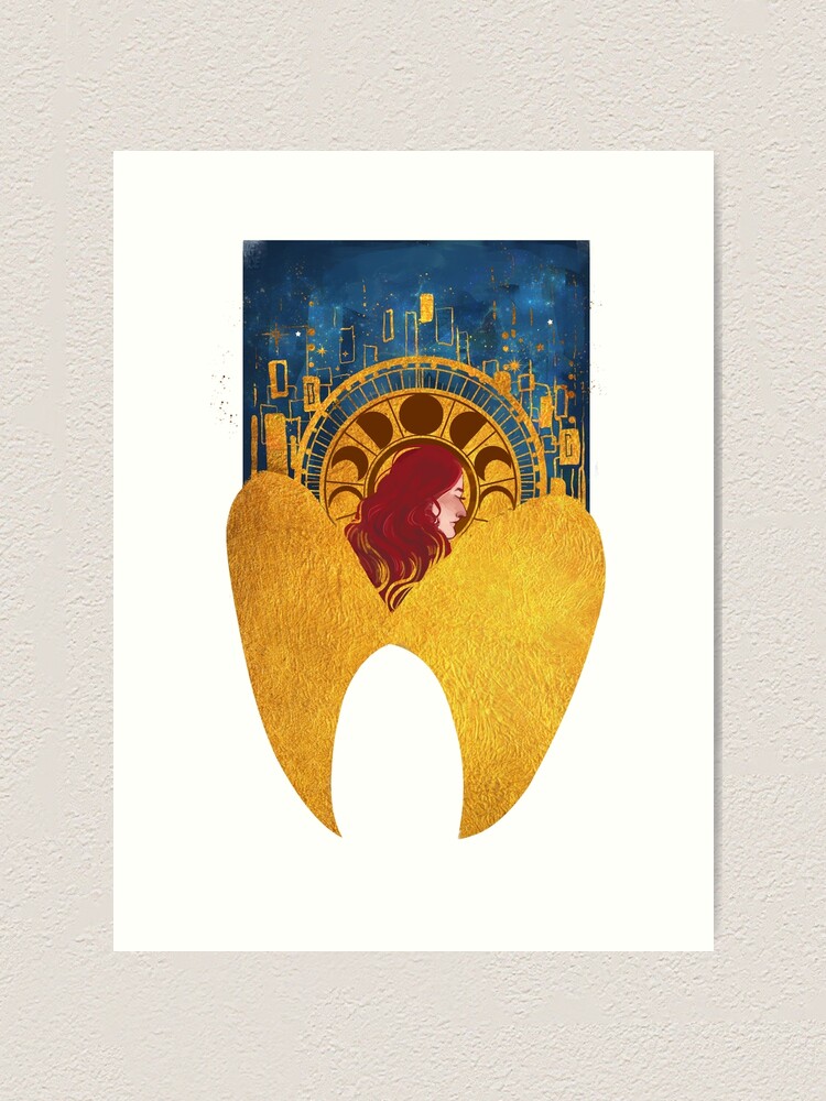 Alternate view of in the beginning Art Print
