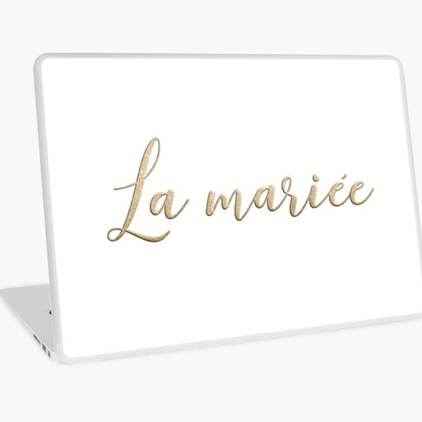 La mariée Laptop Skin