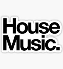 Pegatina Música de la casa