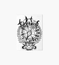 Clock Art Board Print