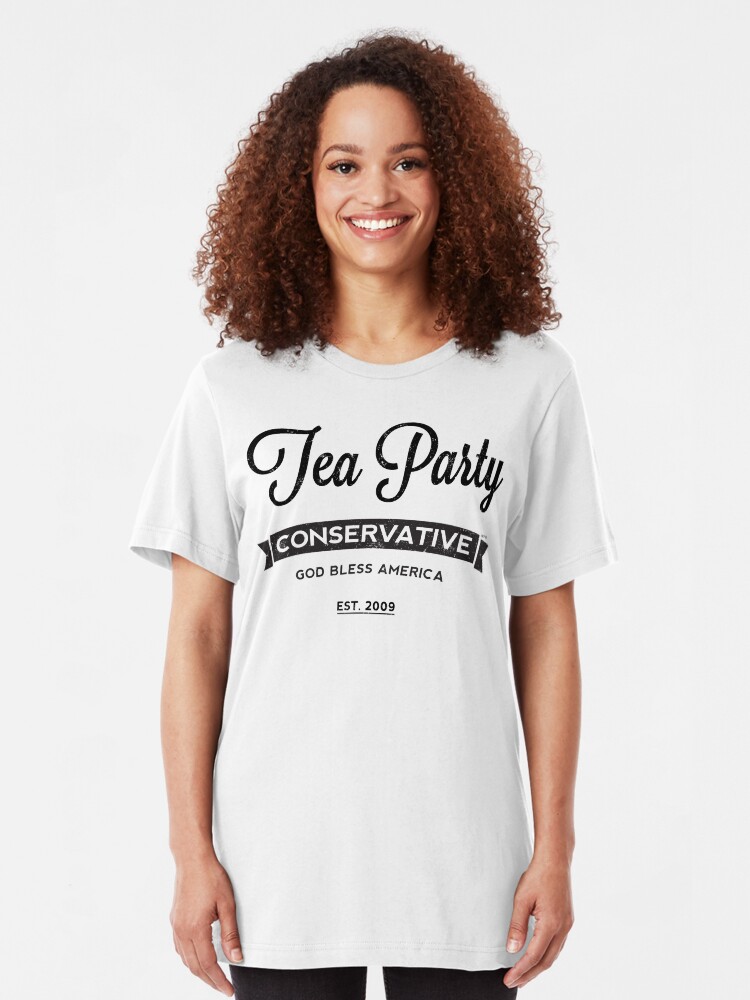 Alternate view of Tea Party Conservative Slim Fit T-Shirt