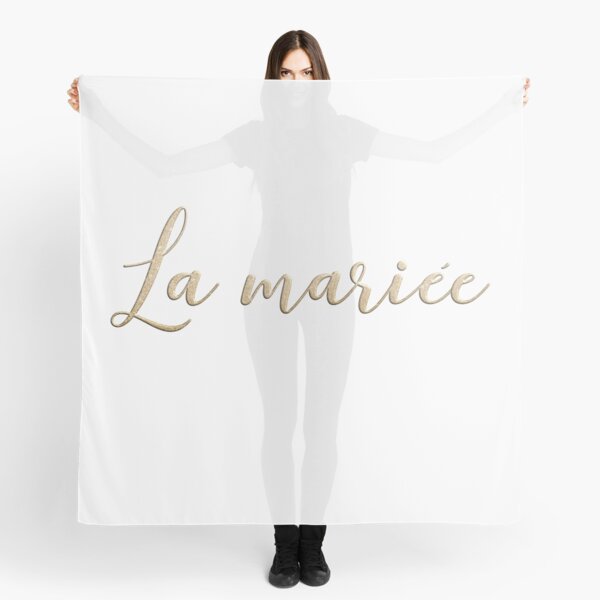 La mariée Scarf