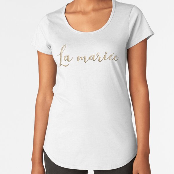 La mariée Premium Scoop T-Shirt