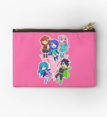 Funneh Roblox Zipper Pouches Redbubble - playing roblox obbys with funneh and the krew