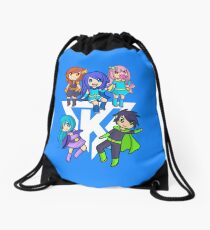 You Tube Minecraft Drawstring Bags Redbubble - funneh roblox zombie attack