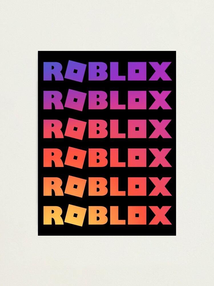 Roblox Photographic Print By Xyae Redbubble - gift roblox photographic print by greebest redbubble