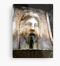 Fontana del Mascherone, Rome, Italy Metal Print
