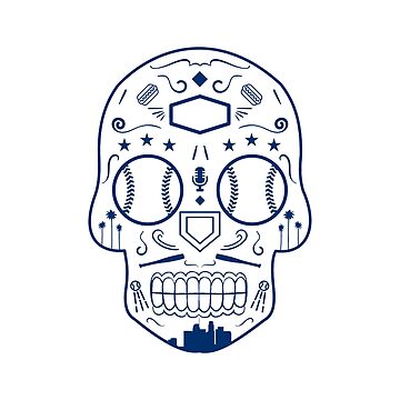 Los Angeles Dodgers Sugar Skull All Players Team Hawaiian Shirt