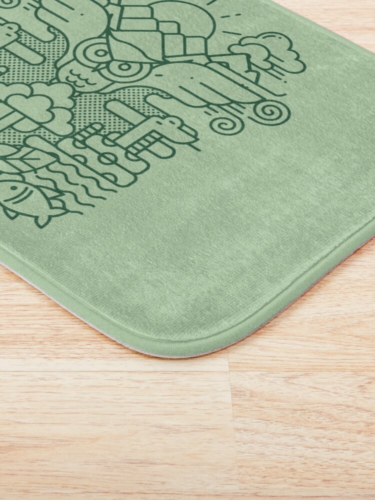 Alternate view of I Dream of Ecology Bath Mat