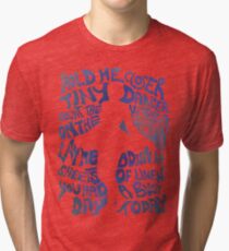 Tiny Dancer in Blue Tri-blend T-Shirt