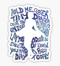 Tiny Dancer in Blue Sticker
