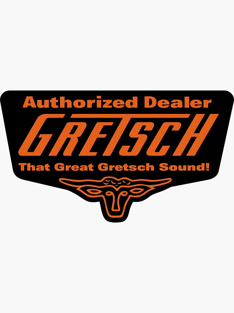 "Gretsch guitars" Sticker by nutt48 Redbubble