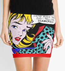 Roy Lichtenstein Comic Art - Girl with Gloves Mini Skirt