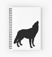 Howling Wolf Spiral Notebook