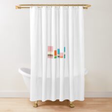 Minimalist Gumball Shower Curtain
