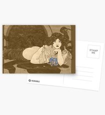 Focused Night of Clouds and Rain Postcards