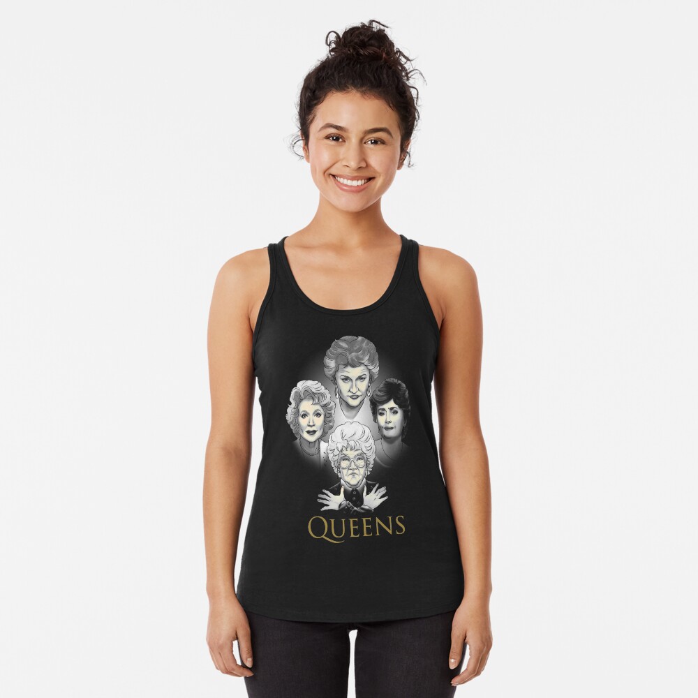 Golden Queens Racerback Tank Top