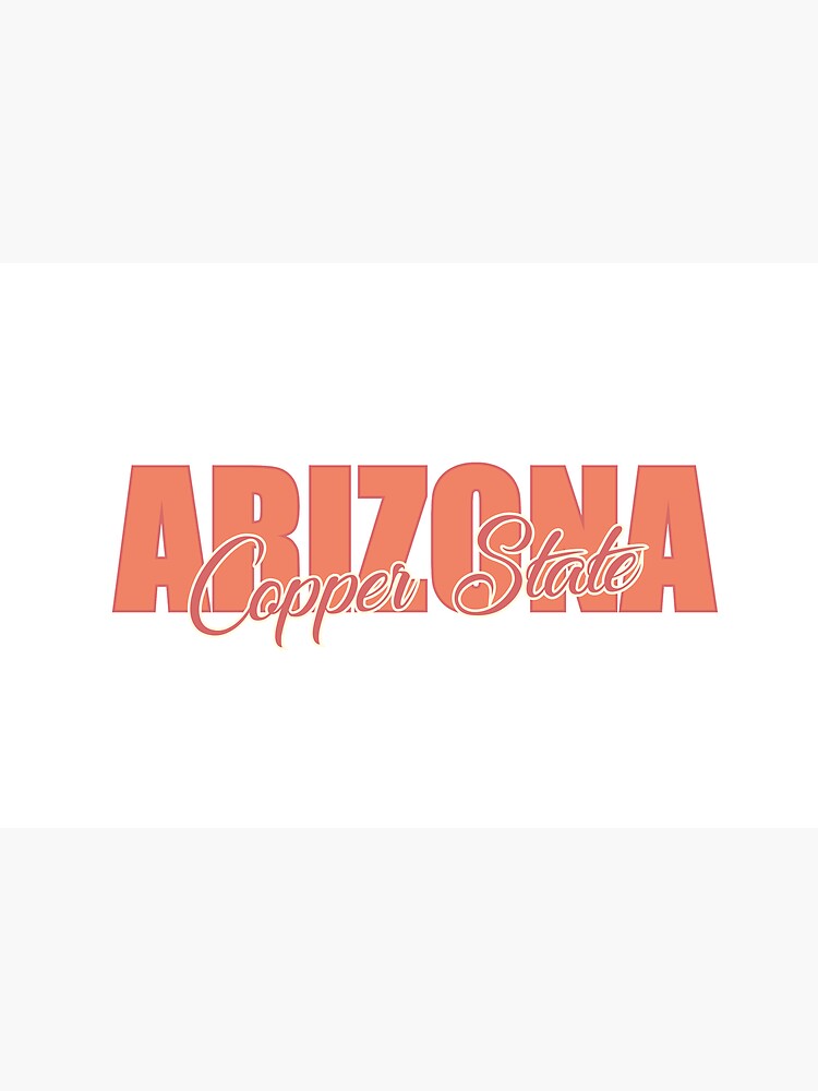"State of Arizona, Copper State, nickname of Arizona" Water Bottle by