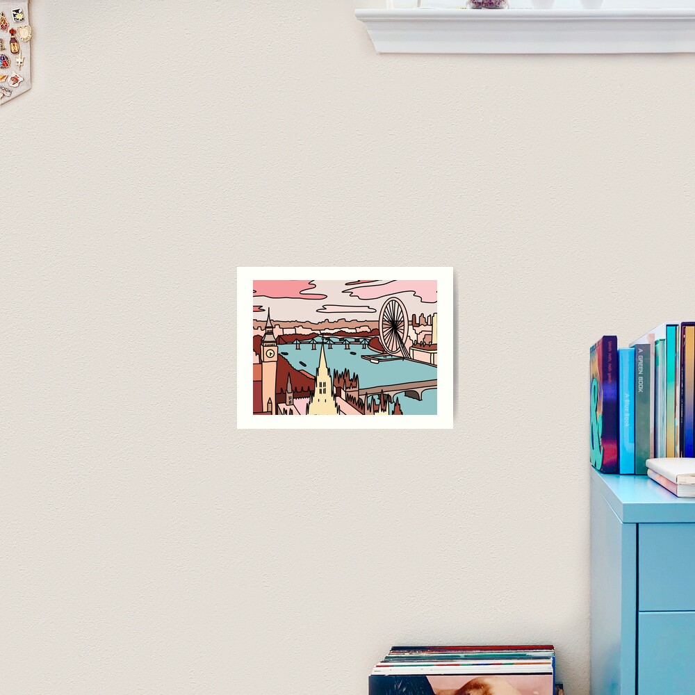 London skyline by Sasa Elebea Art Print
