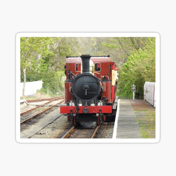 Isle of Man Steam Engine Ballasalla Station Sticker