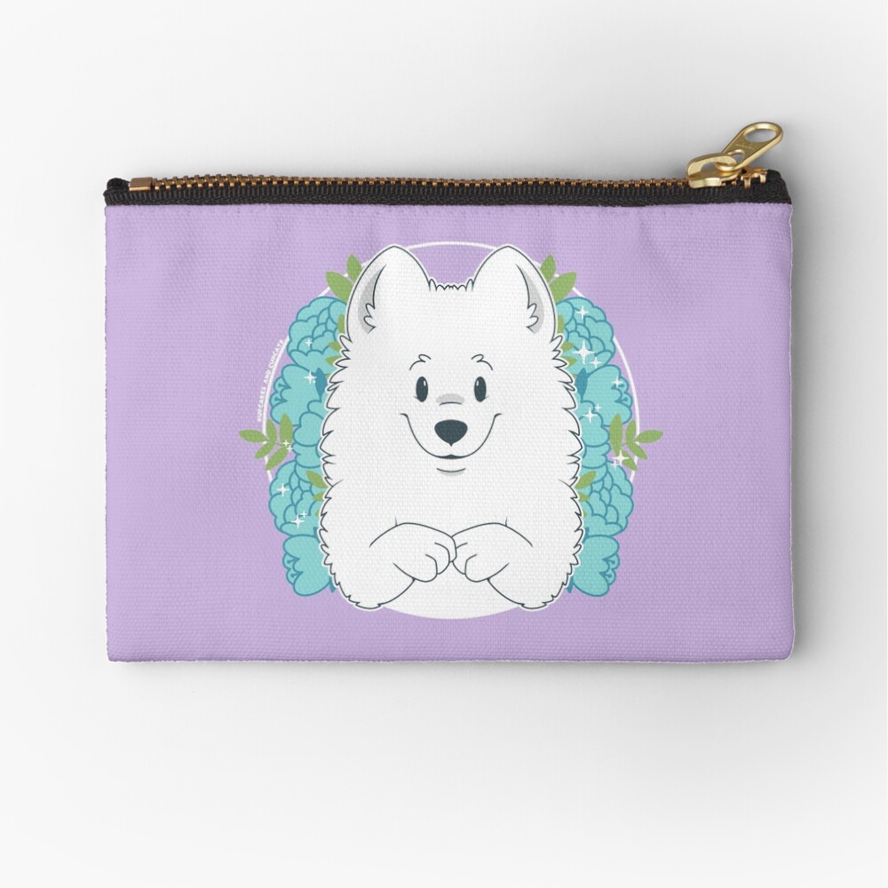 Marshall the Samoyed Zipper Pouch
