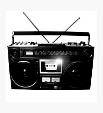 Ghetto Blaster Vintage Photographic Print