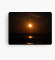 Sunset over Texas Canvas Print