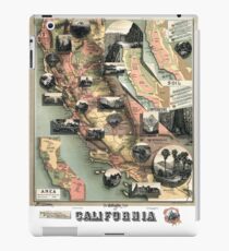 California - United States - 1888 iPad Case/Skin