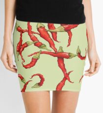 Red Hot Chillies green Mini Skirt