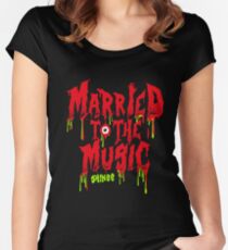 Camiseta entallada de cuello redondo SHINEE casado con la música