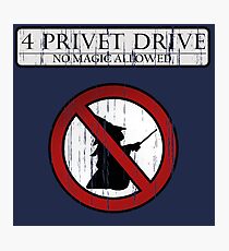 No magic allowed Photographic Print