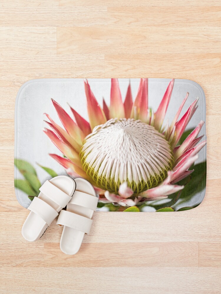 All Hail King Protea 2 Bath Mat By Jodysteinke Redbubble