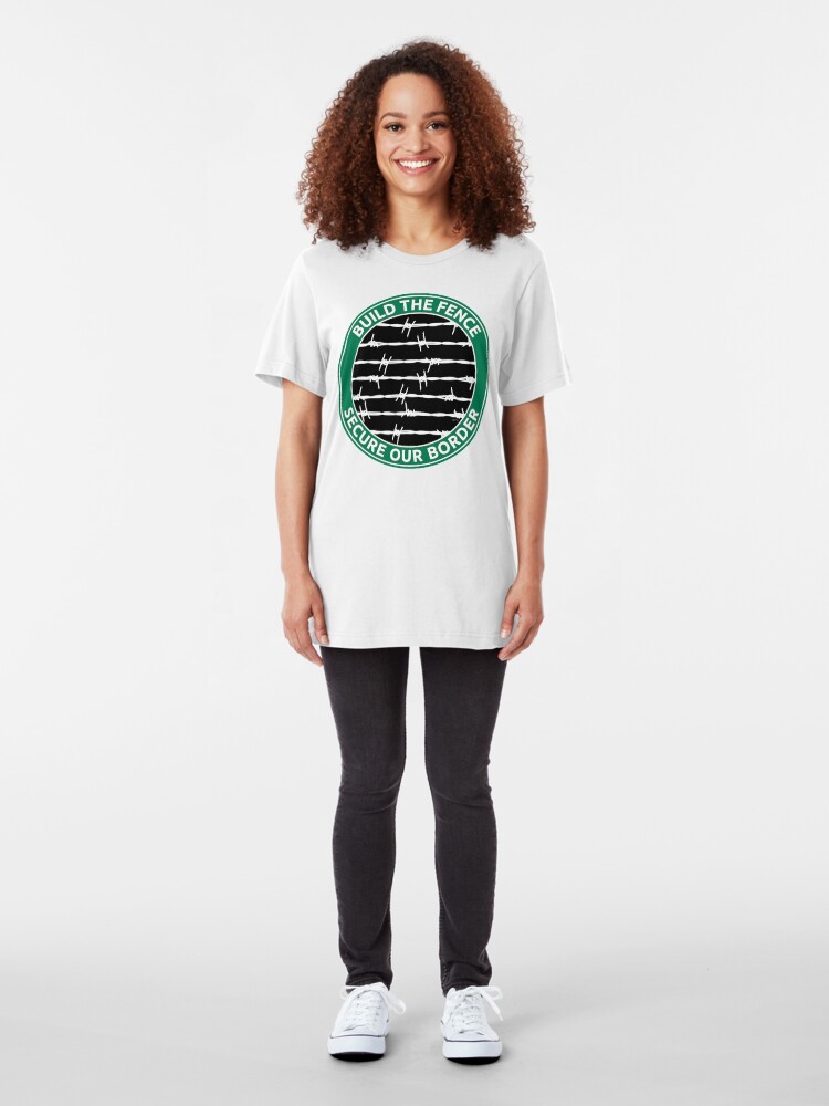 Alternate view of Build The Fence Slim Fit T-Shirt