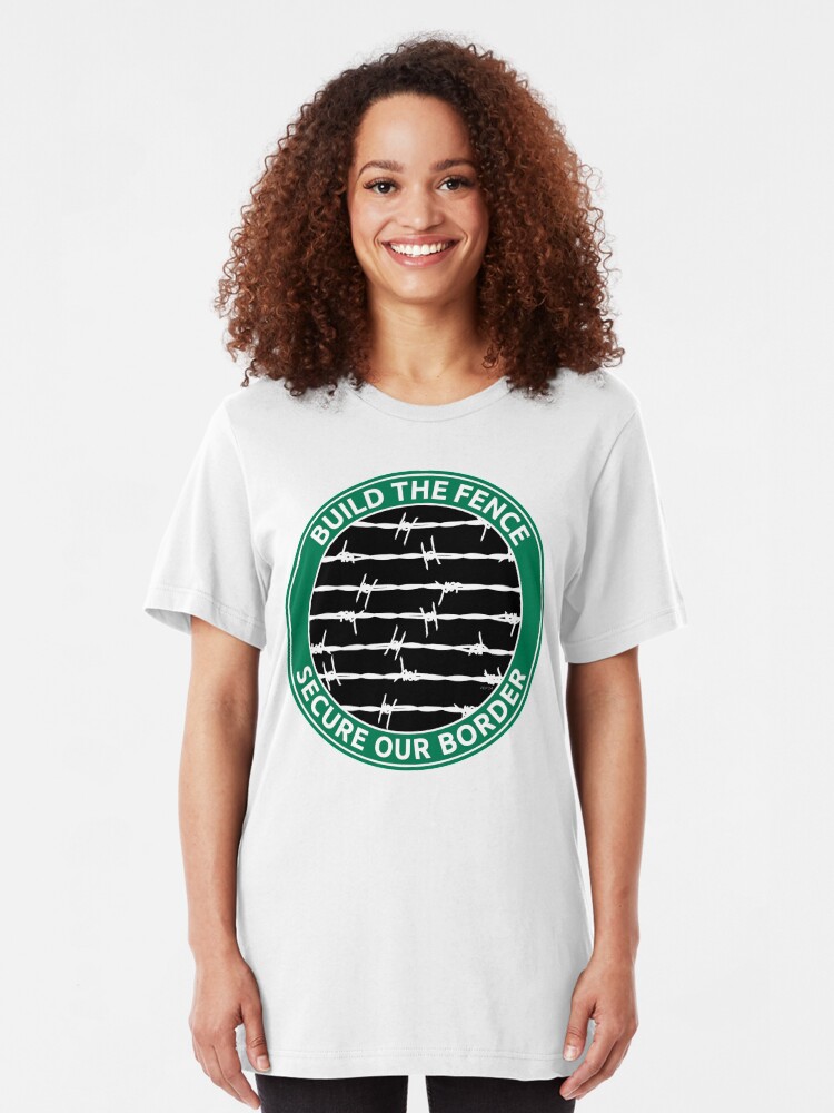Alternate view of Build The Fence Slim Fit T-Shirt