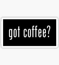 got coffee? sticker Sticker