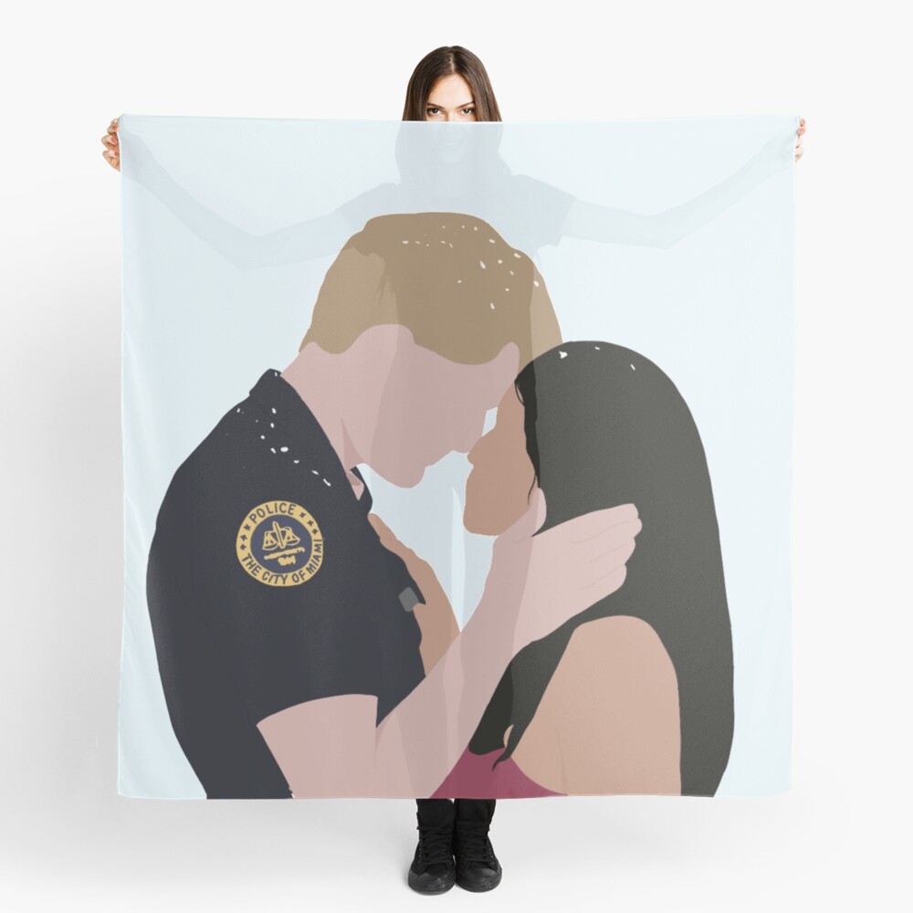 Jane and Michael popart Scarf
