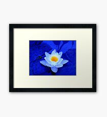 The Peak of Perfection in Blue Framed Print