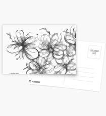 Painting Flowers... Postcards