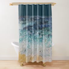 Incoming Water Shower Curtain