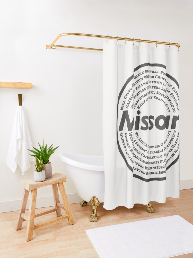 Alternate view of Missouri Shower Curtain