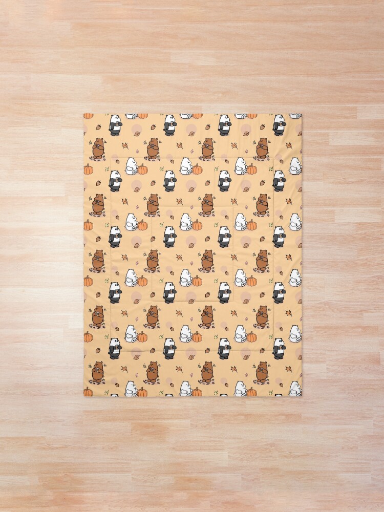 Alternate view of We Bare Bears Autumn Pattern Comforter