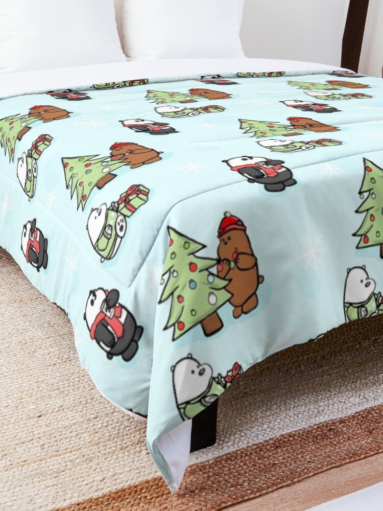 Alternate view of We Bare Bears Christmas Pattern Comforter