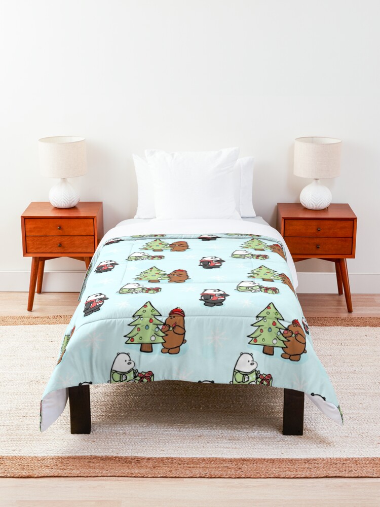 Alternate view of We Bare Bears Christmas Pattern Comforter