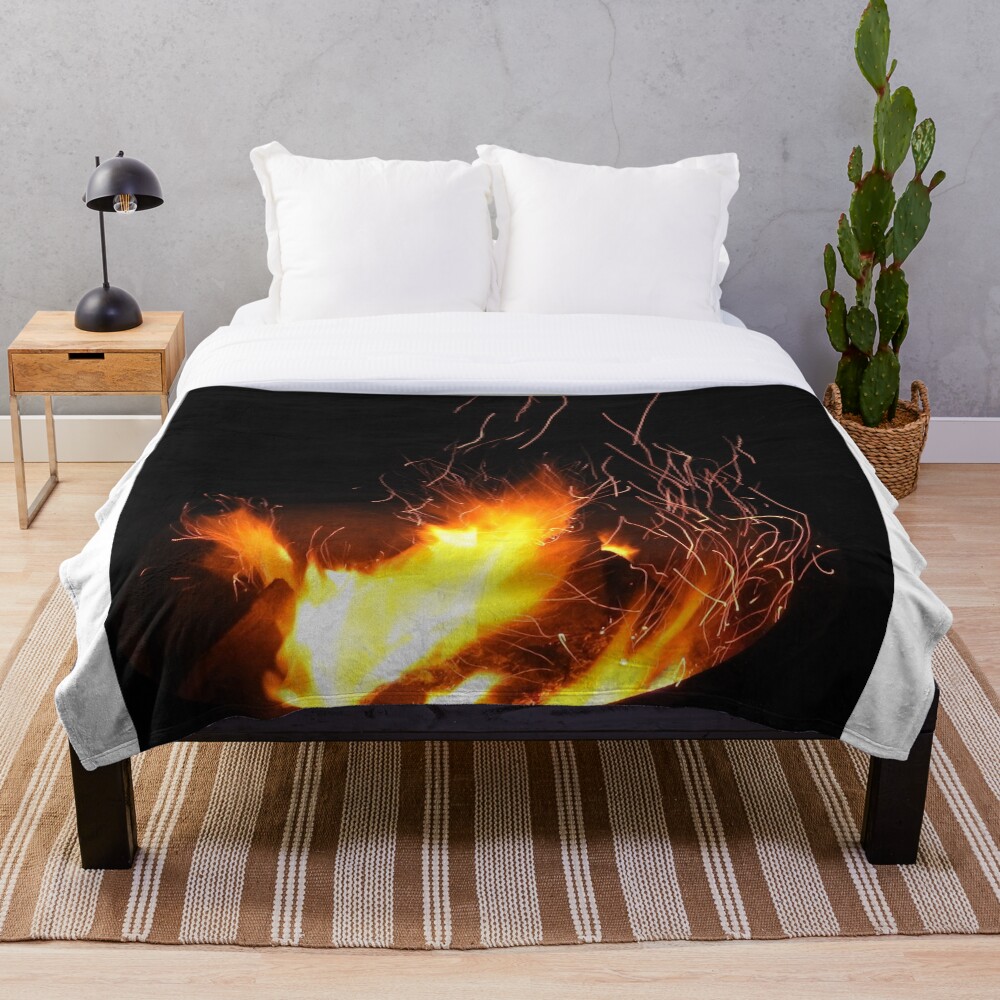 Campfire Throw Blanket